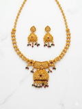Multi-Stone Ball Chain Necklace Set