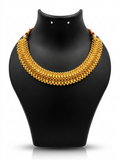 Gold Granule Cluster Thushi Choker Necklace