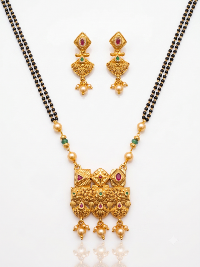 Antique Pendant Long Mangalsutra