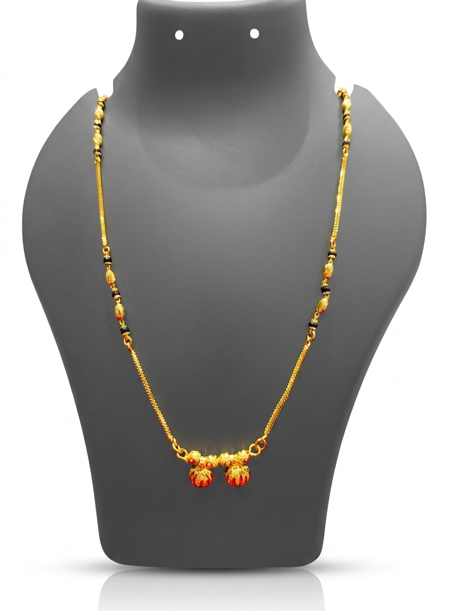 Twin Orb Mangalsutra
